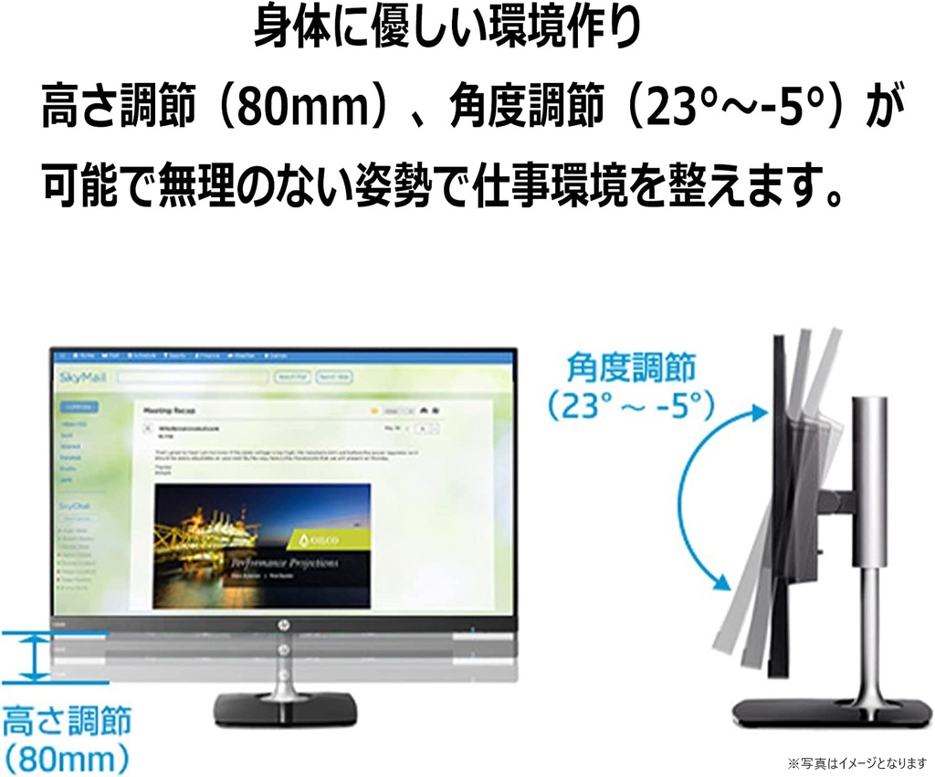 HP 大画面モニター HDMI VGA接続